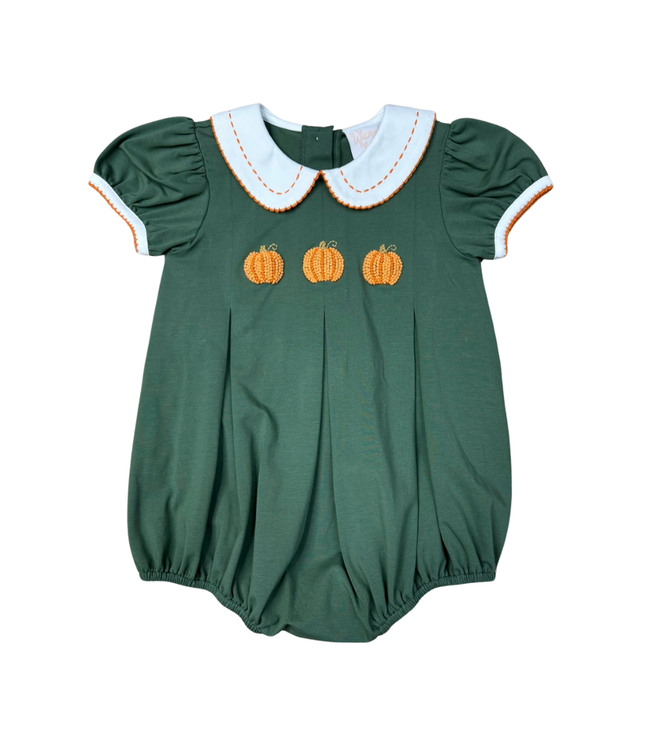 Pumpkin Pleats Collared Penny Bubble