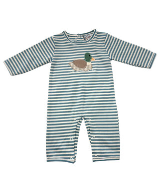 Three Sisters Duck Applique Boys Romper