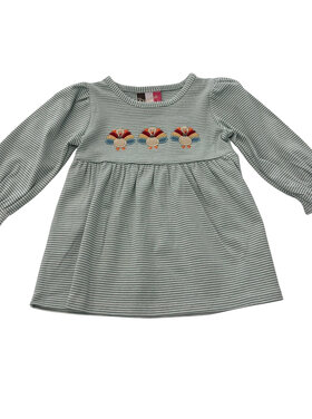 Banana Split Turkey Applique Dress