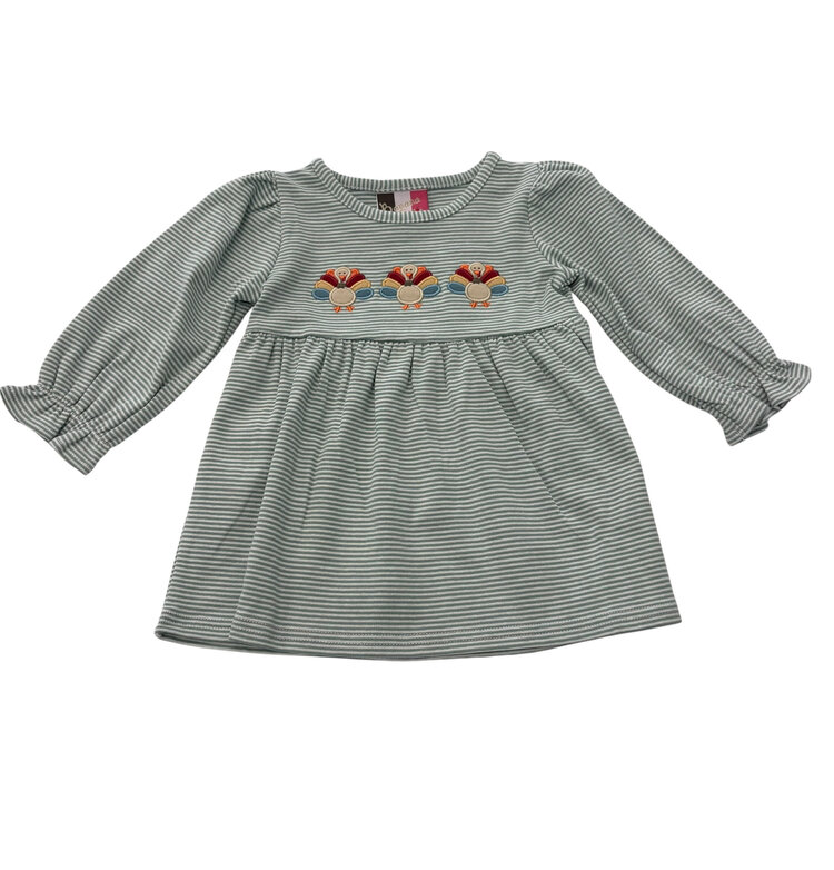 Banana Split Turkey Applique Dress