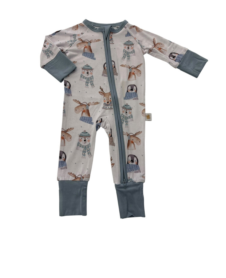 Toast & Jamms Winter Friends Zip Jams