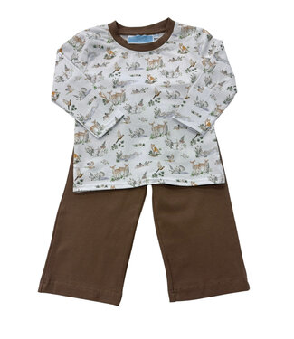 Trotter Street Woodland Friends Pant Set