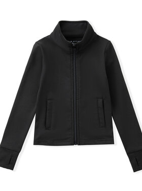 Swoon Baby Black Activewear Jacket with Football Skirt