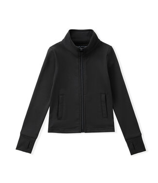 Swoon Baby Black Activewear Jacket with Football Skirt