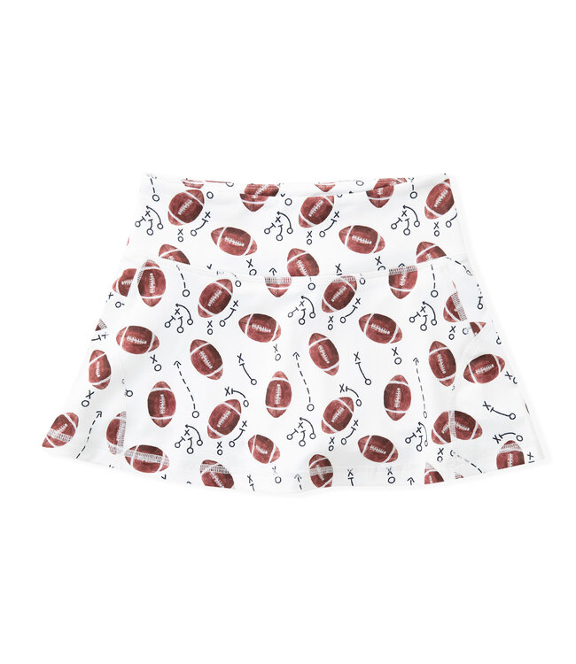 Black Activewear Jacket with Football Skirt