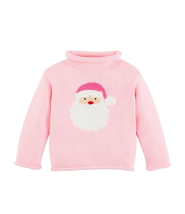Pink Santa Rollneck Sweater