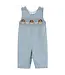 Light Blue Smocked Puppy Overalls