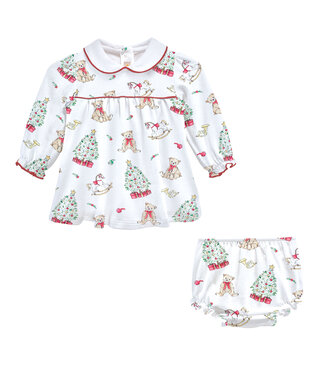 Baby Club Chic Holiday Time Dress w/ Collar