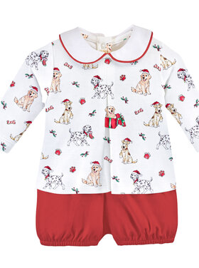 Baby Club Chic Holy Doggy Christmas Tee & Bloomer Set