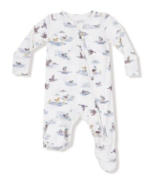 Angel Dear Migrating Mallards Zipper Footie