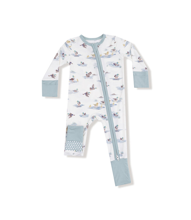 Migrating Mallards - Zipper Romper