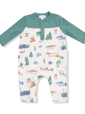 Angel Dear Fishing Things Romper