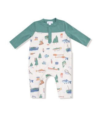 Angel Dear Fishing Things Romper