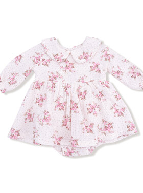 Angel Dear Belle Rosette Dot - LS Bubble w/ Skirt