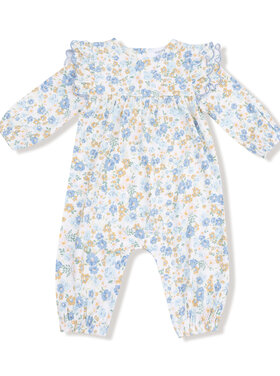 Angel Dear Sweet Rose Calico Ruffle Romper