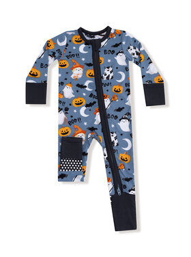 Angel Dear Costumed Ghosts - Glow in the Dark Zipper Romper