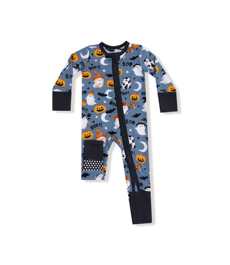 Angel Dear Costumed Ghosts - Glow in the Dark Zipper Romper