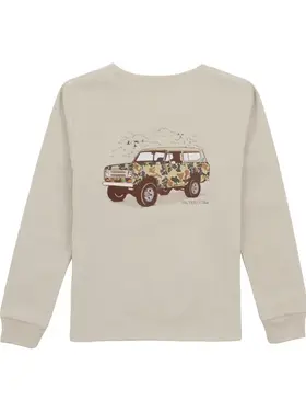 Properly Tied Camo Truck LS Shirt - Linen