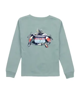 Properly Tied Bait and Tackle LS Shirt - Fog