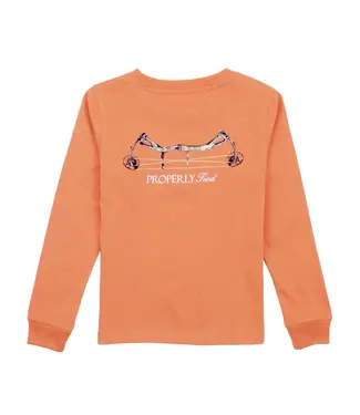 Properly Tied Compound Bow LS Shirt - Mango