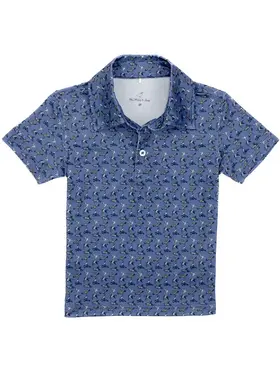 Properly Tied Boys Inlet Polo - Flock