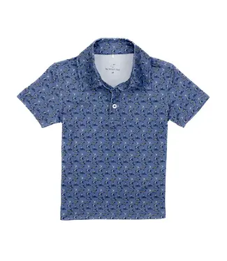 Properly Tied Boys Inlet Polo - Flock