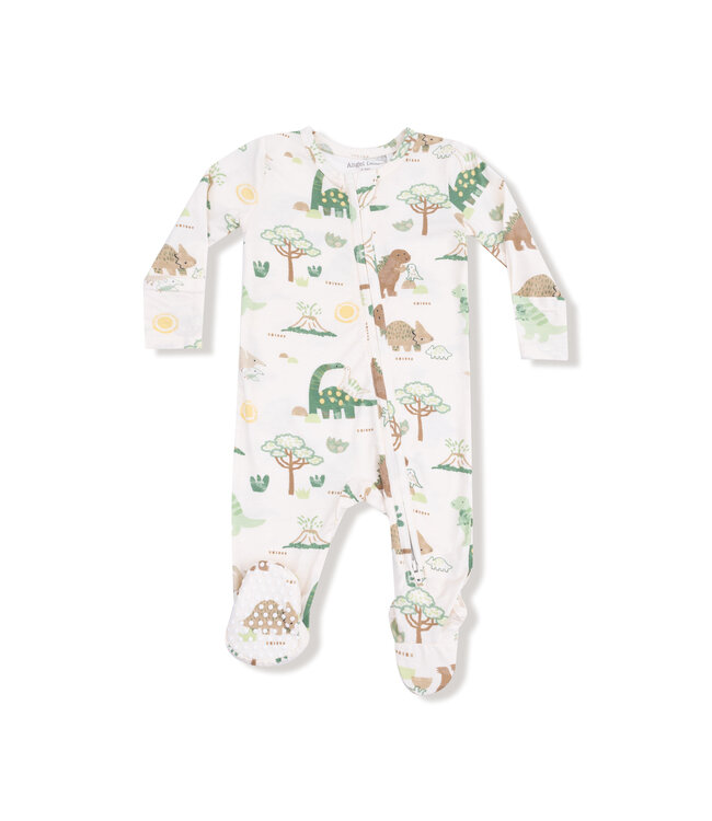 Baby Love Dinos Zipper Footie