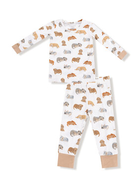 Angel Dear Napping Puppies LS Loungewear Set