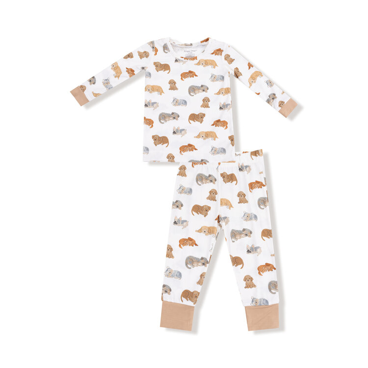 Angel Dear Napping Puppies LS Loungewear Set
