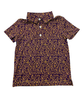 Meripex Purple & Gold Tiger Polo