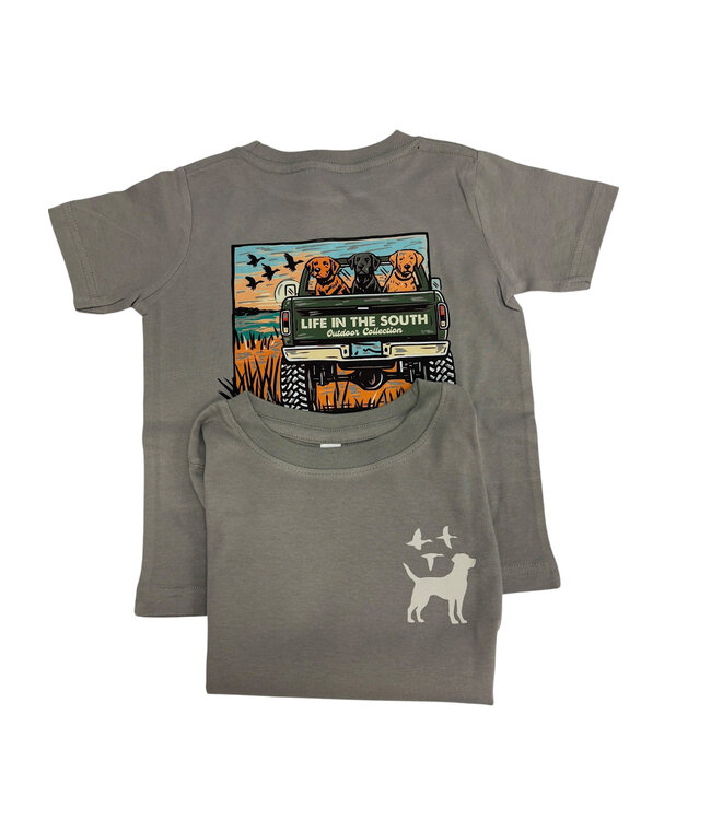 Grey SS Duck Dog Tee