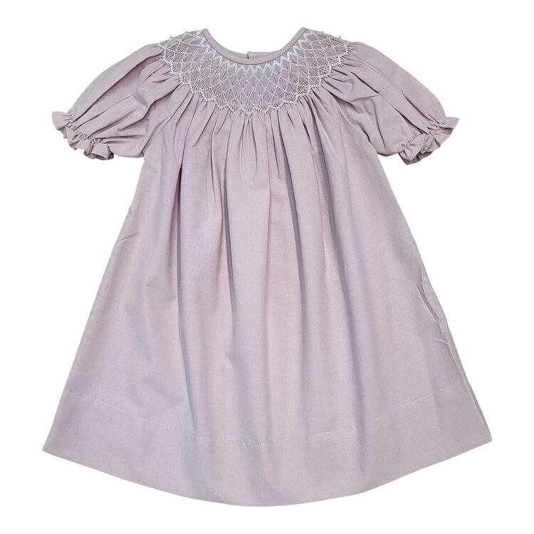 Sweet Dreams Catherine Dusty Pink Smocked Dress