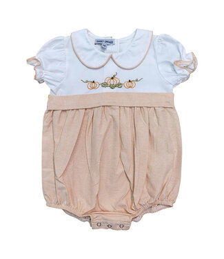 Sweet Dreams Pumpkin Embroidered Girl Bubble