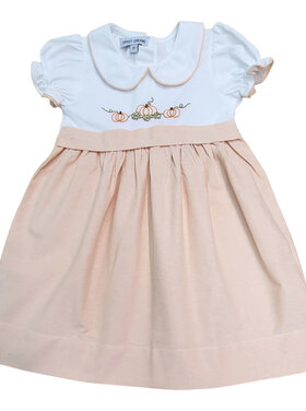 Sweet Dreams Pumpkin Embroidered Dress