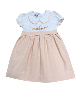 Sweet Dreams Pumpkin Embroidered Dress