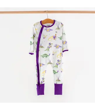 Nola Tawk LSU Dino All-Stars Zip-Up Pajama