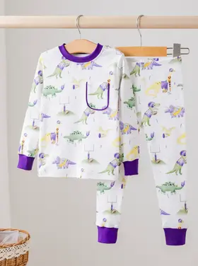 Nola Tawk LSU Dino All-Stars Pajamas