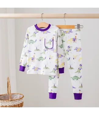 Nola Tawk LSU Dino All-Stars Pajamas