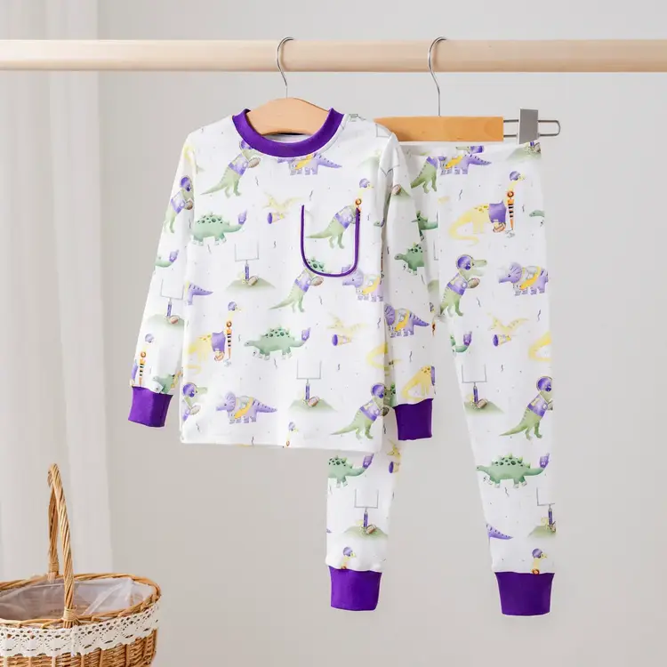Nola Tawk LSU Dino All-Stars Pajamas