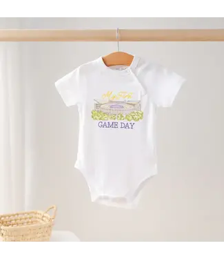 Nola Tawk My First LSU Game Day Onesie