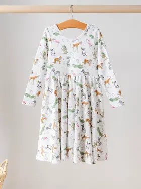 Nola Tawk Zoo Krewe Twirl Dress