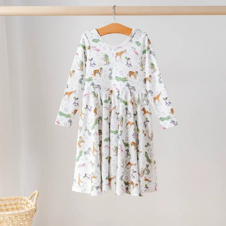 Nola Tawk Zoo Krewe Twirl Dress