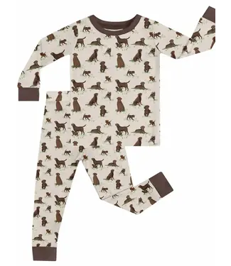 Goosies Chocolate Labs LS Pajamas