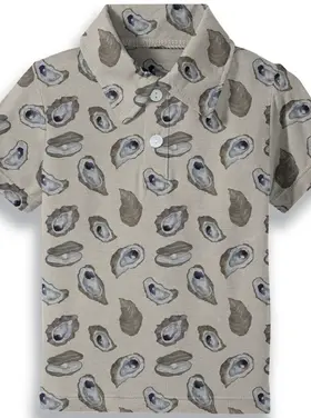 Goosies Coastal Oysters SS Polo Shirt