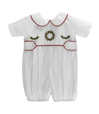 Bailey Boys White Wreath Bubble