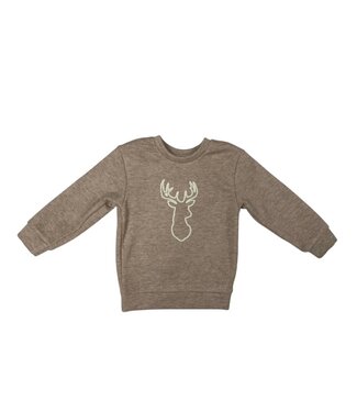 Emma Jean Deer Embroidery Sweater