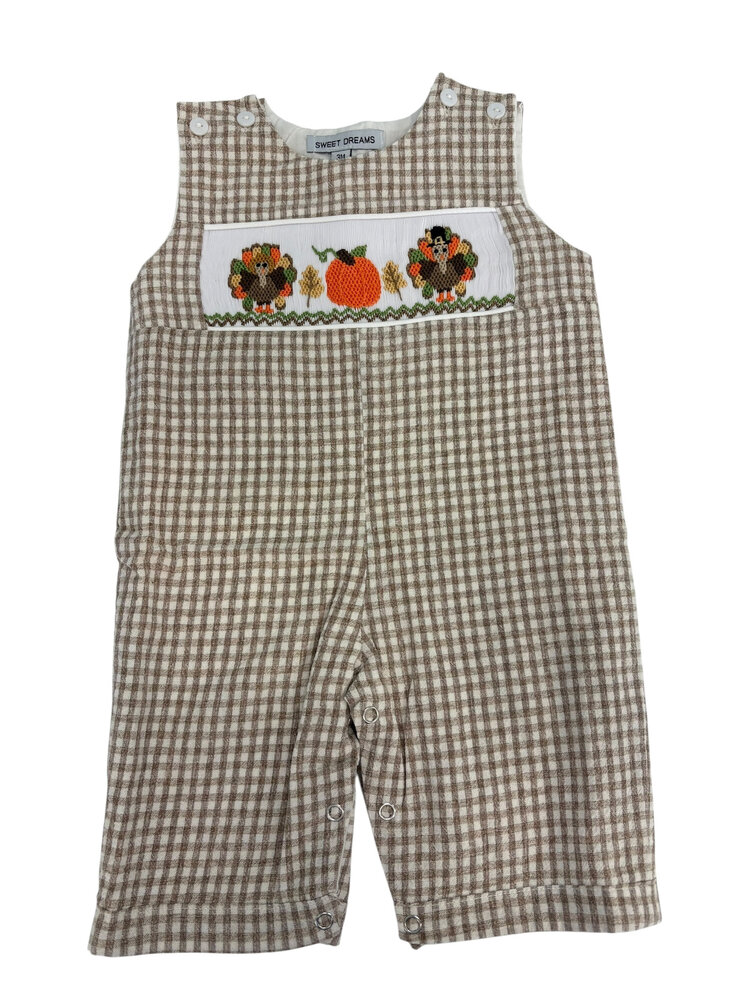 Sweet Dreams Turkey Smocked Longall