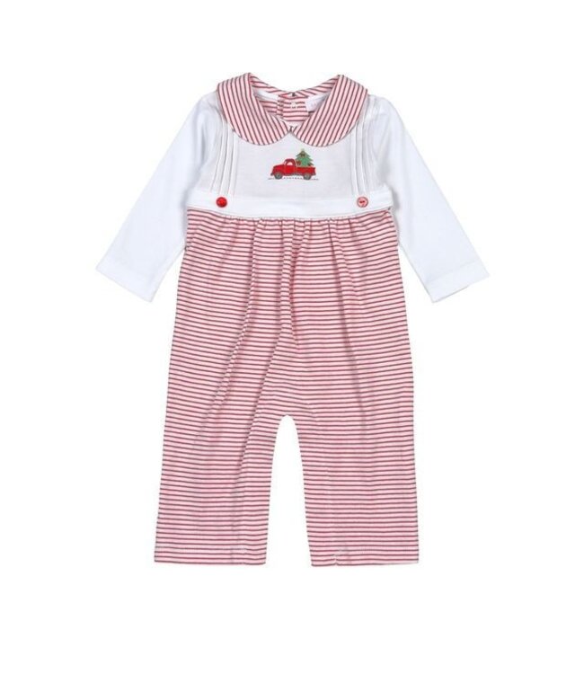 Red Christmas Truck Romper