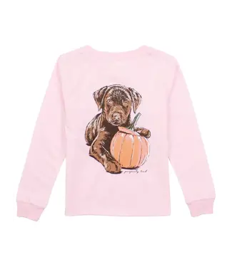 Properly Tied Rose Pumpkin Pup LS Shirt
