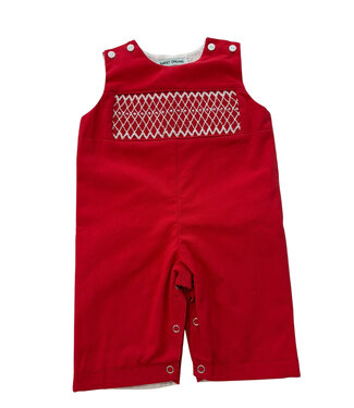 Sweet Dreams Joseph Red Smocked Longall